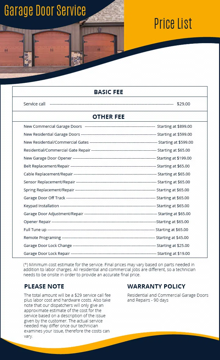 Global Garage Door Service Tarzana, CA 818-751-5765